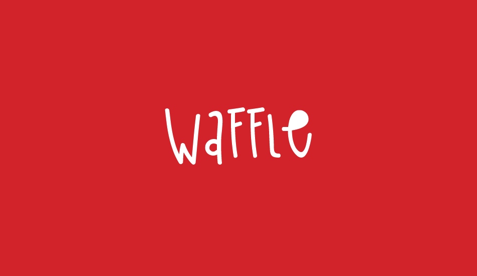 waffle font big