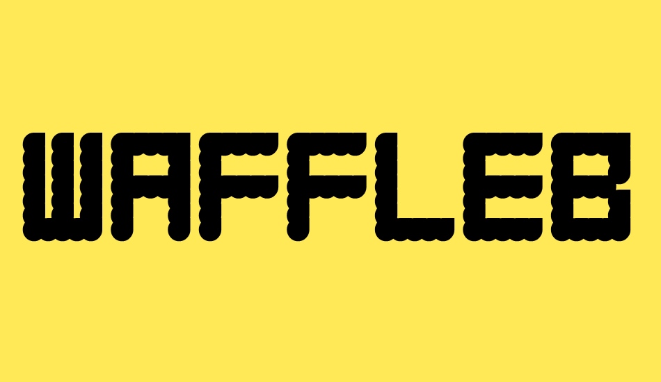 waffleboy font big