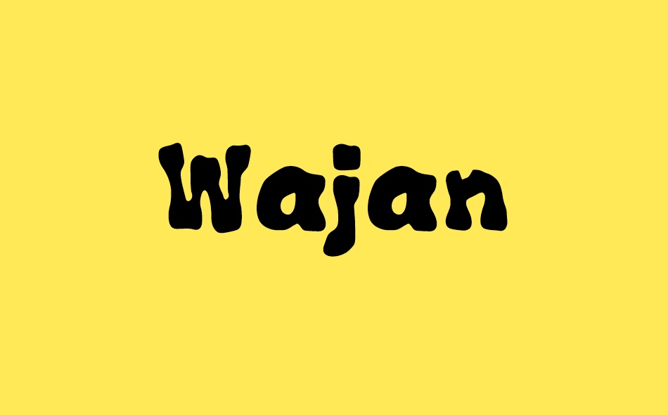 Wajan font big