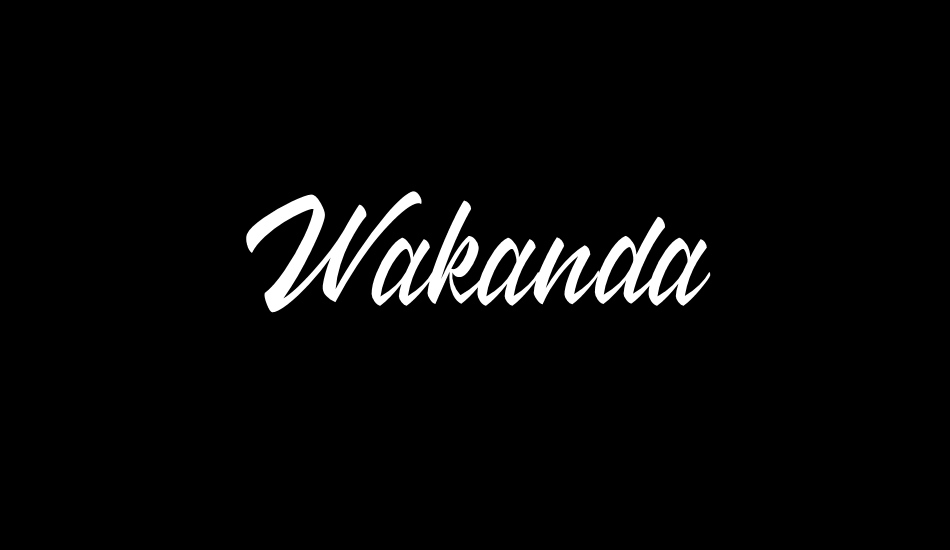 wakanda font big