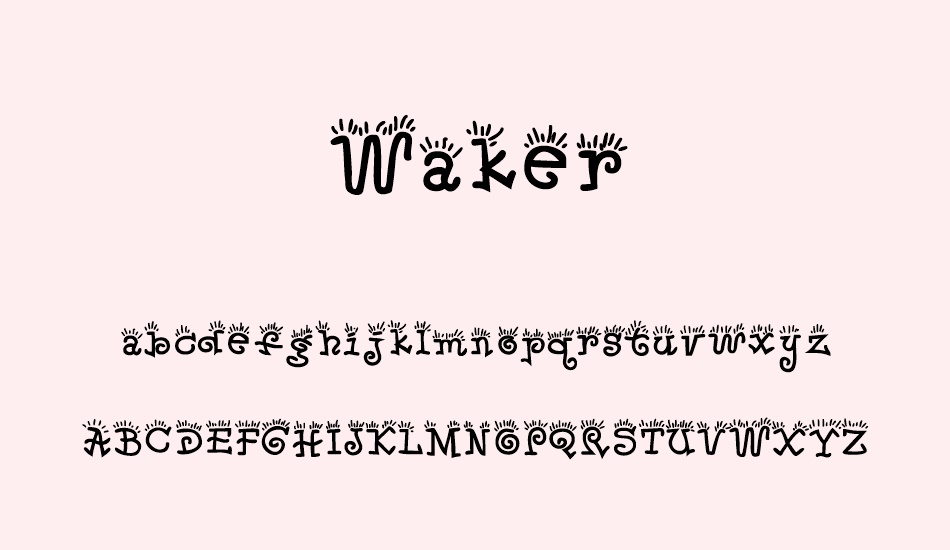 waker font