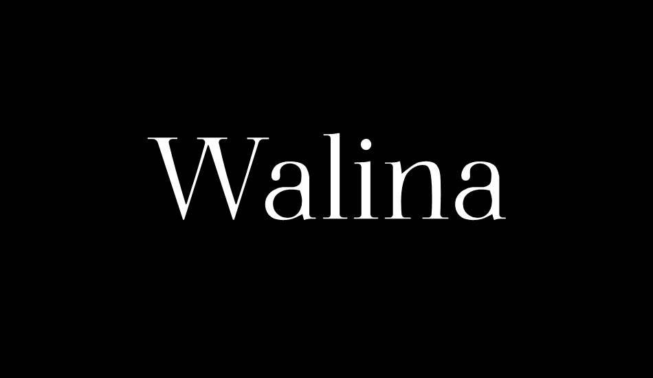 walina font big