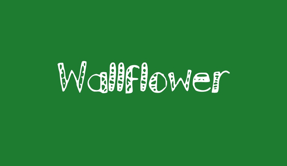 wallflower font big