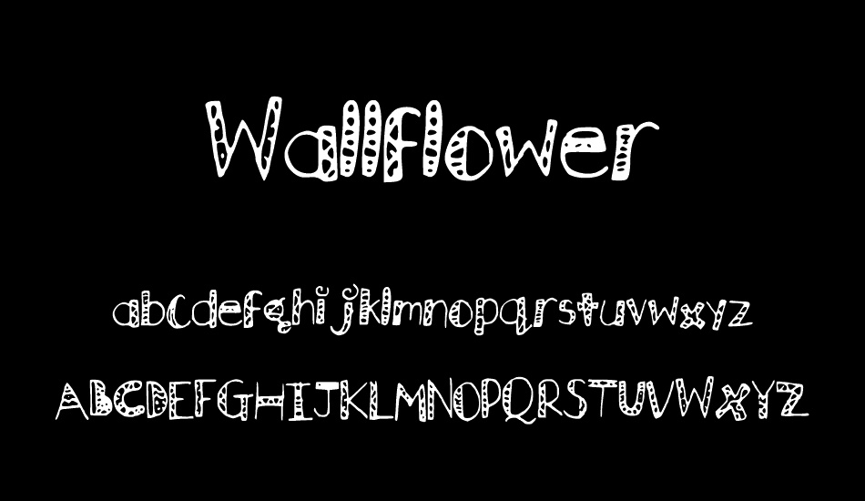 wallflower font