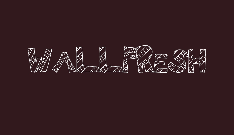 wallfresh font big