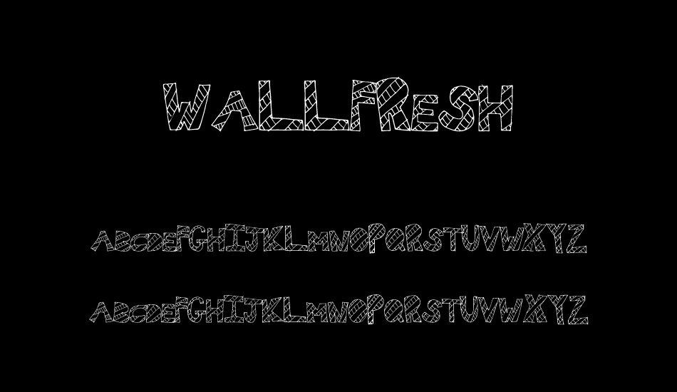 wallfresh font