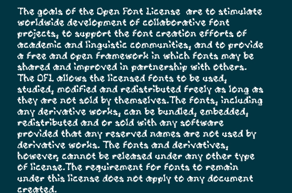 Wancine font 1