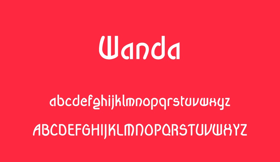 wanda font