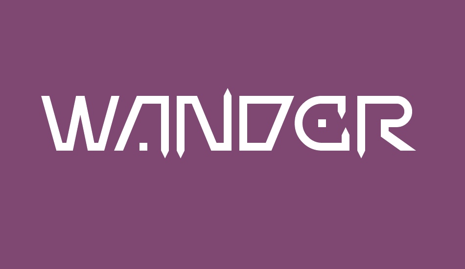 wander-z font big