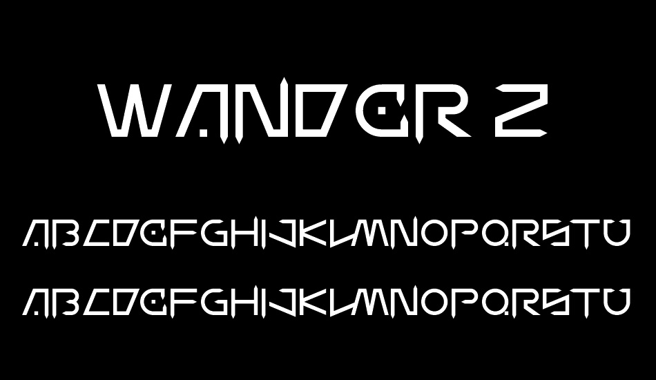 wander-z font