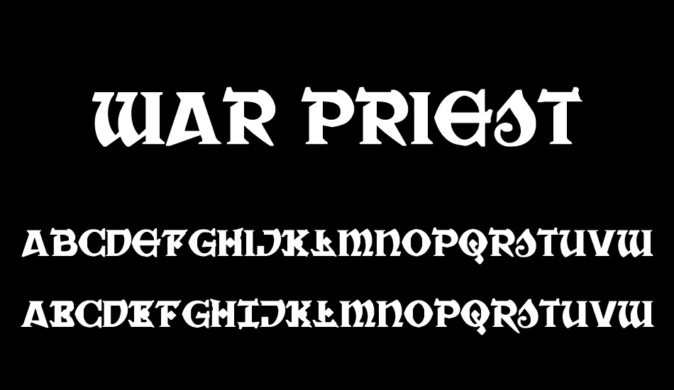 war-priest font