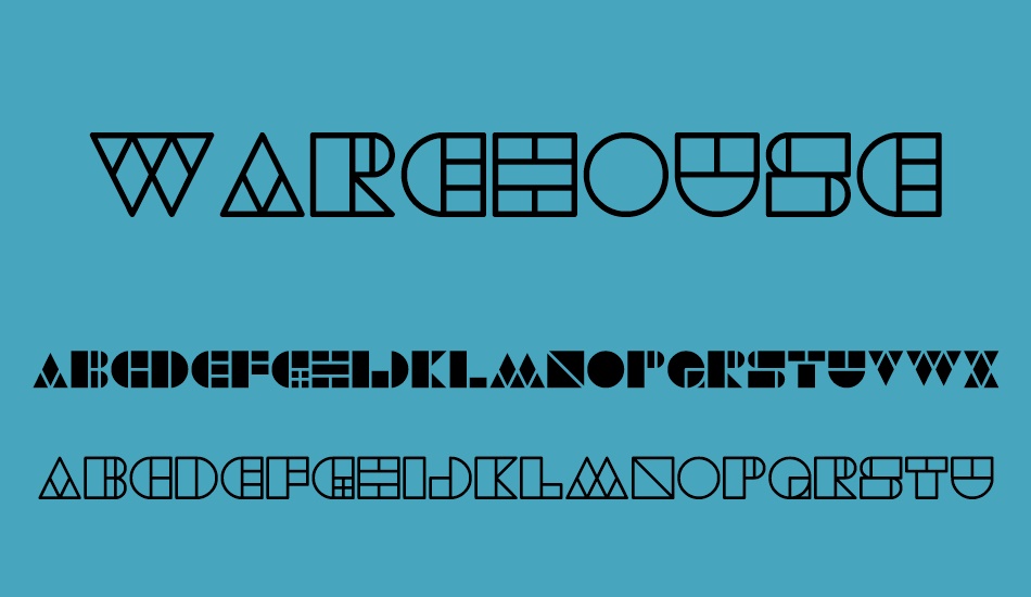 warehouse-project font