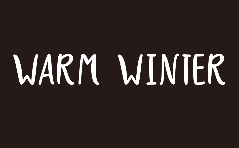 Warm Winter Cuddles font big