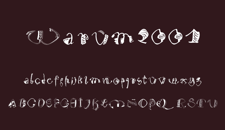 warum2001 font