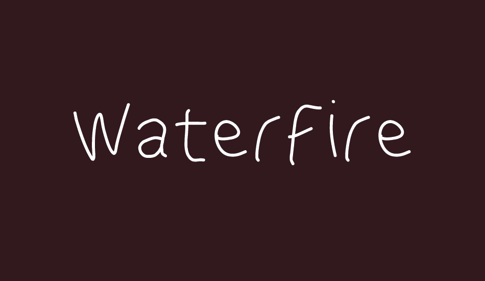 waterfire font big