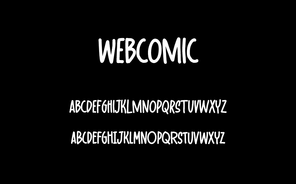 Webcomic font