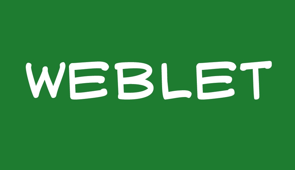 webletterer-bb font big