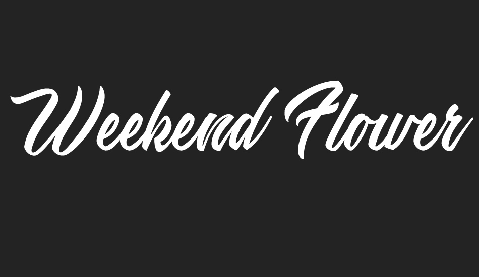 weekend-flower-hunters-personal font big