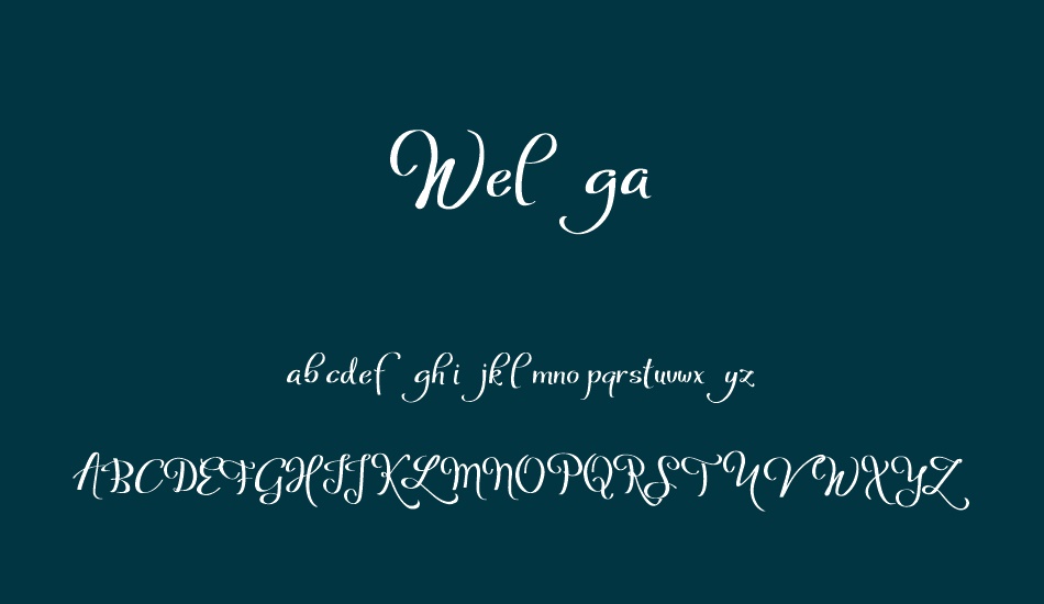 welga font