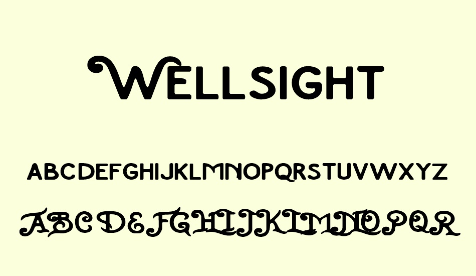 wellsight font