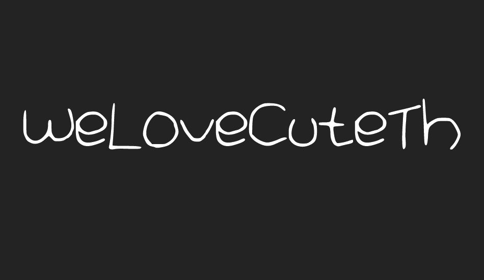 welovecutethings font big