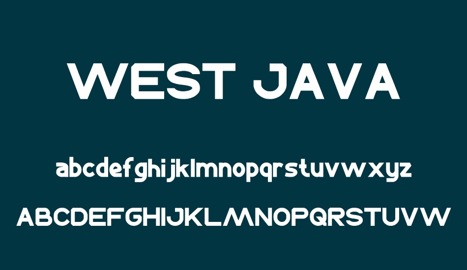 west-java font