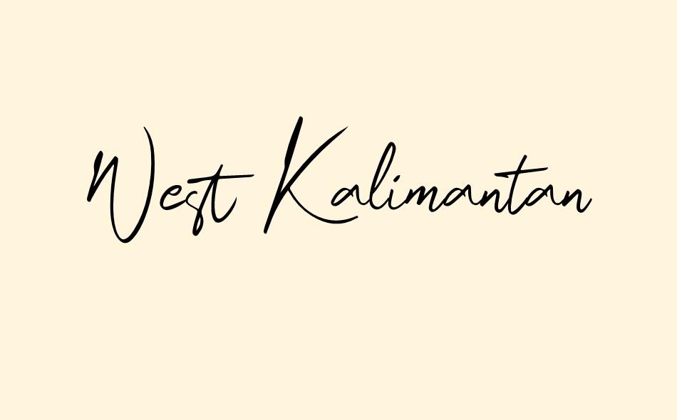 West Kalimantan font big