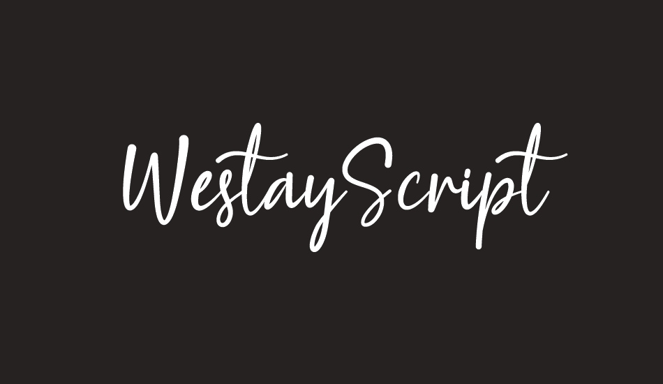 westayscript font big