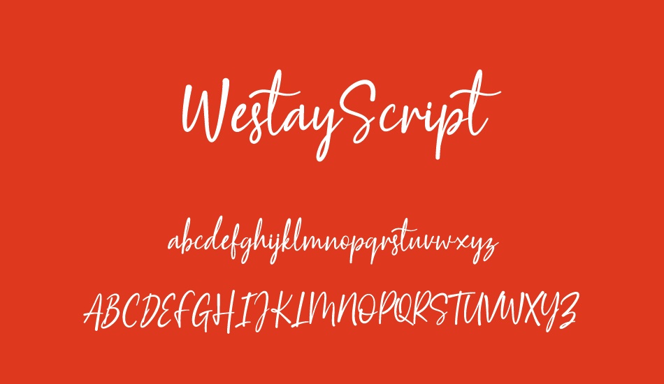 westayscript font