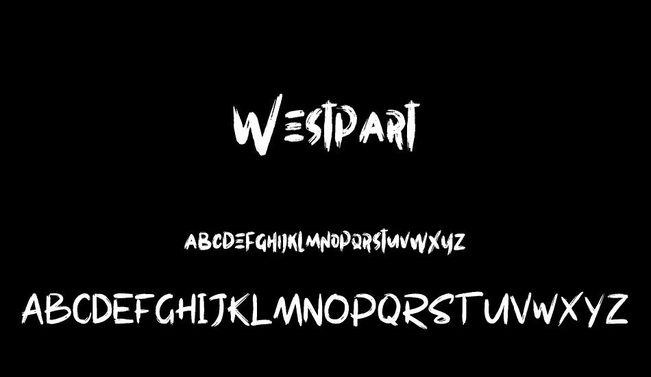 westpart font