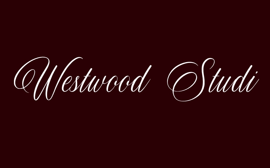 Westwood Studio font big