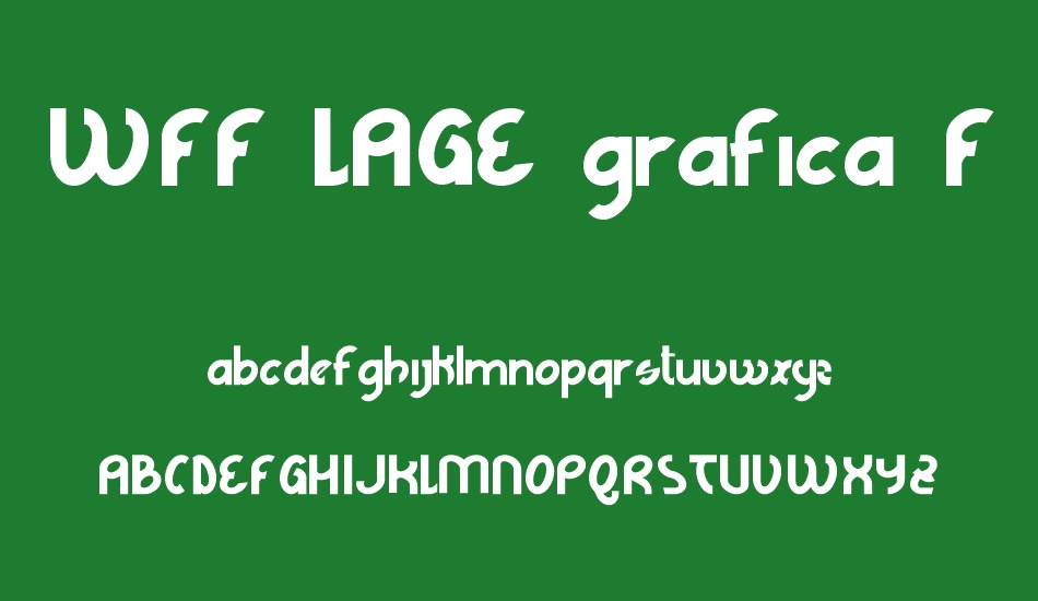 WFF LAGE grafica FGM Normal font