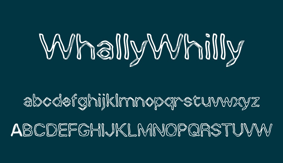 whallywhilly font