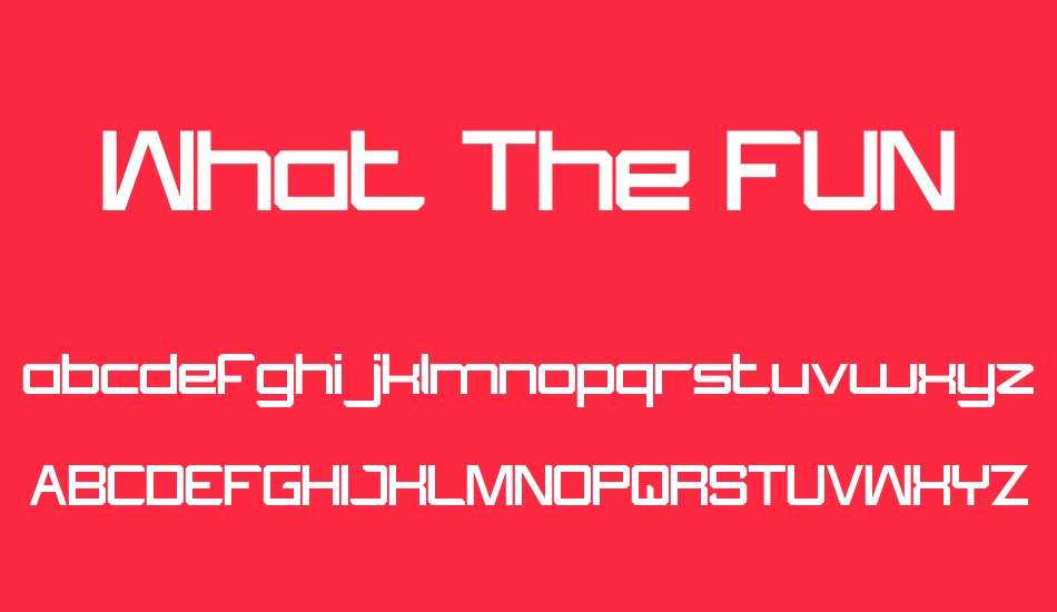 what-the-fun font