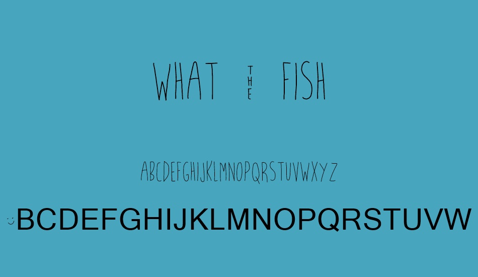 what-~-fish font