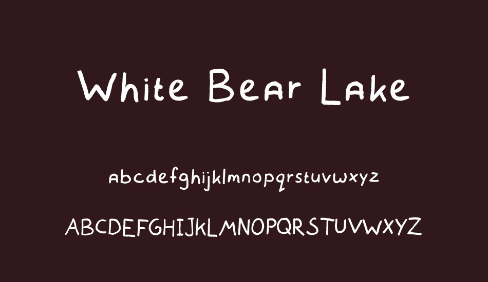 white-bear-lake font