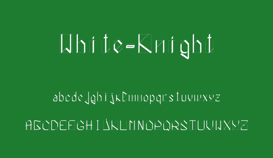 white-knight font