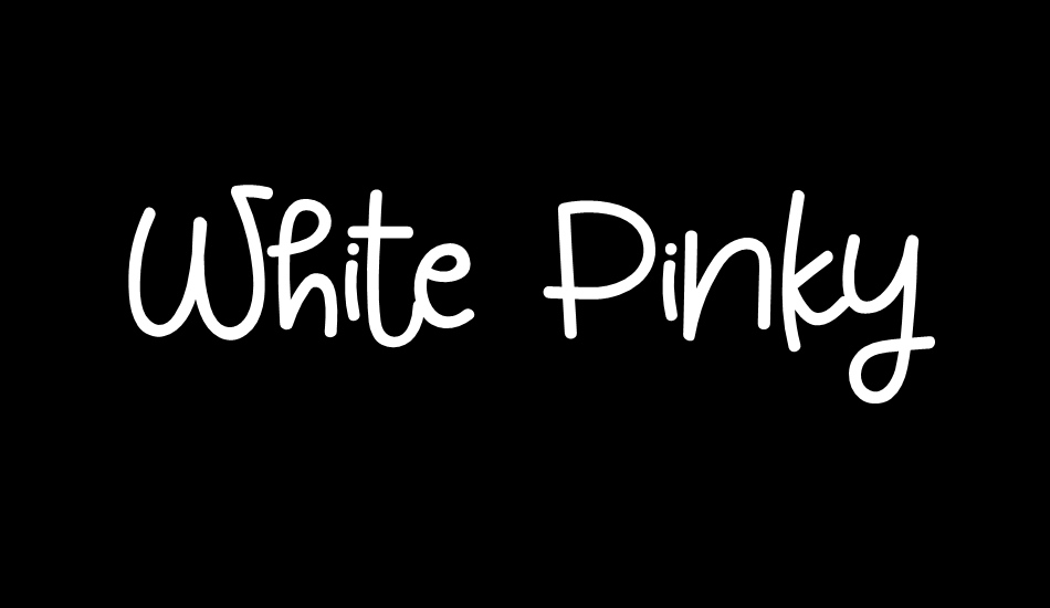 white-pinky font big