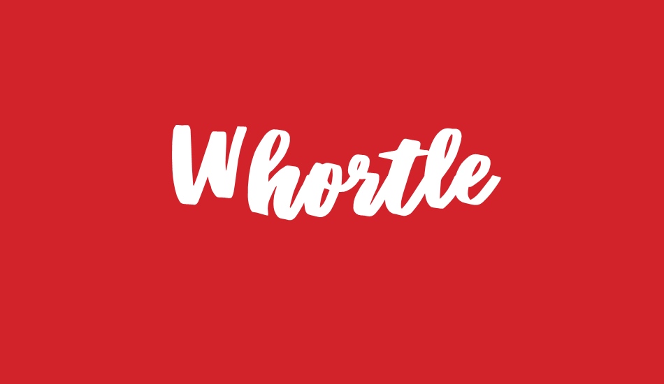 whortle font big