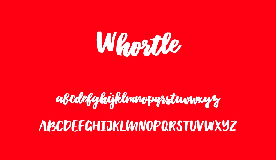 whortle font