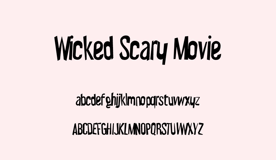 wicked-scary-movie font