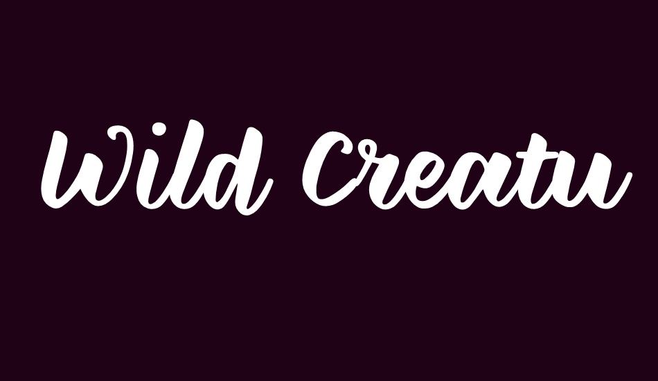 wild-creatures-sample font big