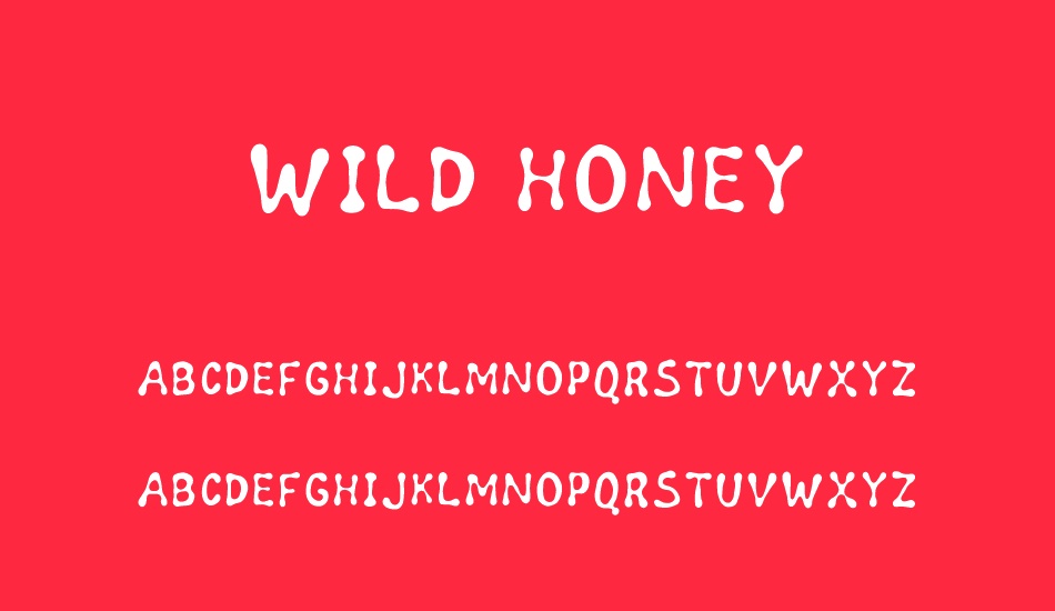 wild-honey font