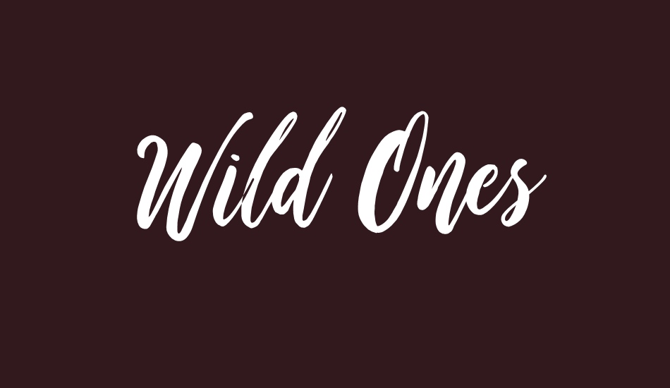 wild-ones font big