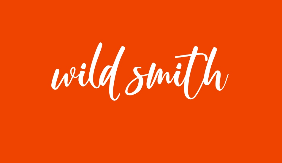 wild-smith font big