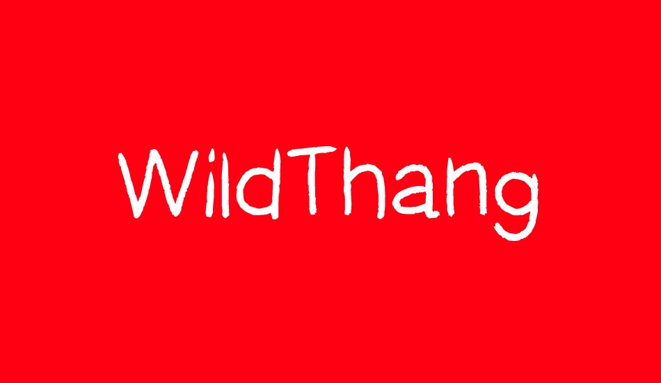 wildthang font big