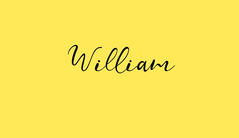 william font big