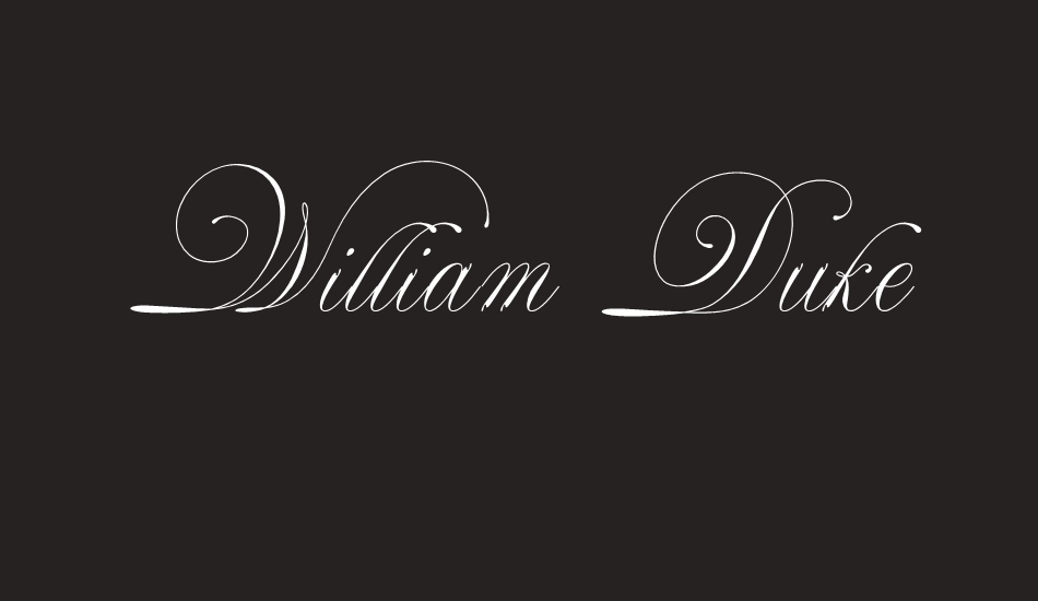 william-duke-demo font big