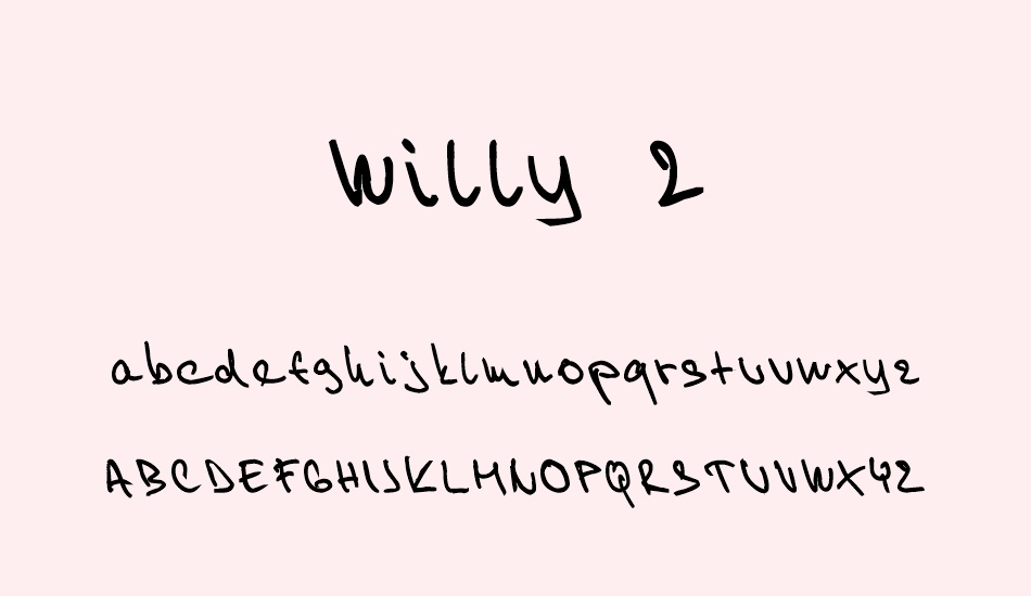 willy-2 font