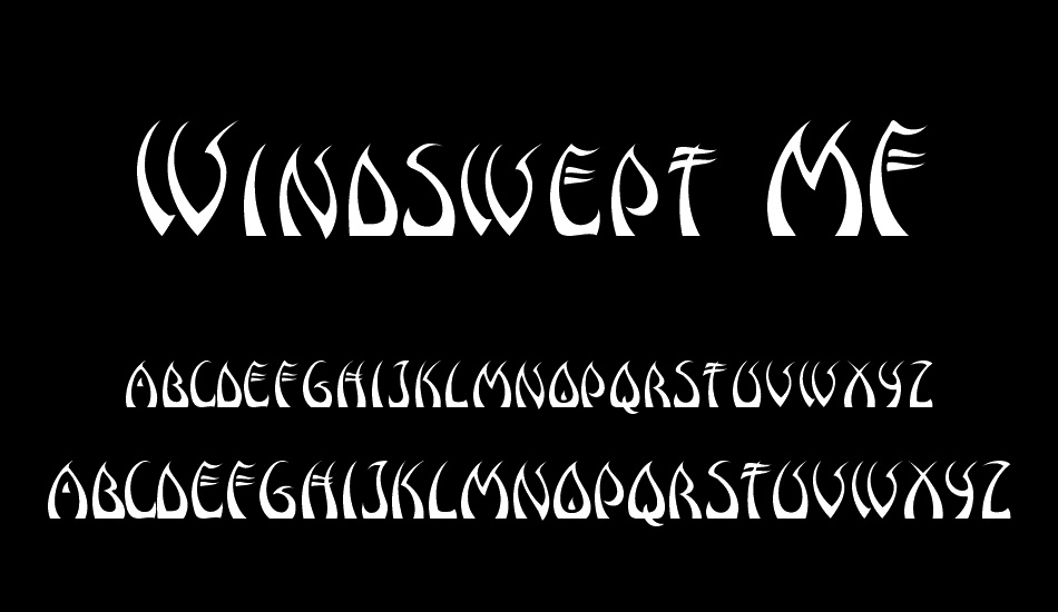 windswept-mf font